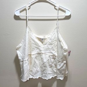 Bp Nordstrom ribbed 2x crop tank